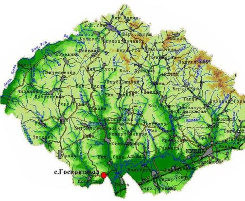 Карта куединского района пермского края с деревнями со спутника в реальном времени